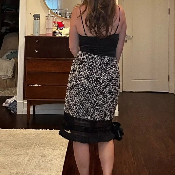 Richard Tyler Couture Wool Blend Vintage Skirt - Picture 5 of 10